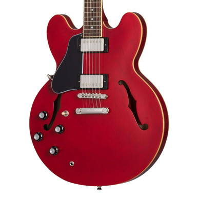 Epiphone Inspired by Gibson ES-335 Semi-Hollow Left Handed Electric Guitar in Cherry