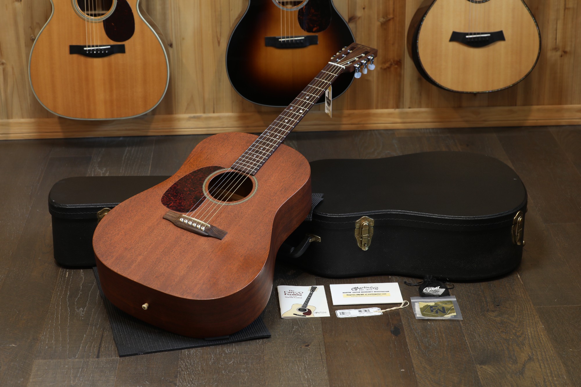 Lefty! 2006 Martin D-15S 12-Fret Slotted Dreadnought Acoustic Guitar Natural + OHSC