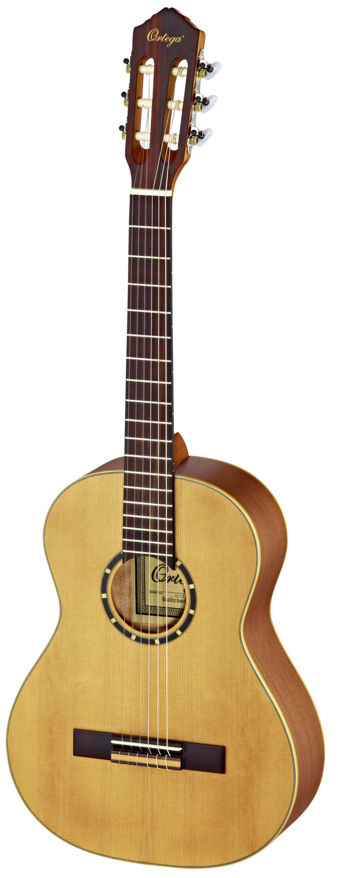ORTEGA R122L-3/4 Lefthand Konzert-Gitarre 3/4 inkl. Gigbag, natur