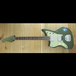 Fender Custom Shop Dealer Select CuNiFe Wide Range Jazzmaster Heavy Relic Irish Pub Green, Left Handed R129307