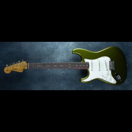 Fender Custom Shop 63 Strat Journeyman Relic Greened out Lake Placid Blue, Left Handed R148315