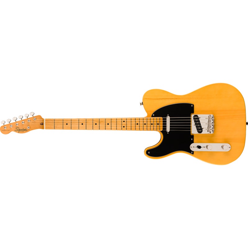 Squier by Fender Classic Vibe '50s Telecaster Left-Handed Guitar, Maple Fingerboard, Butterscotch Blonde