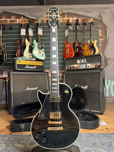 Epiphone Les Paul Custom Left Handed Ebony 2021 Electric Guitar