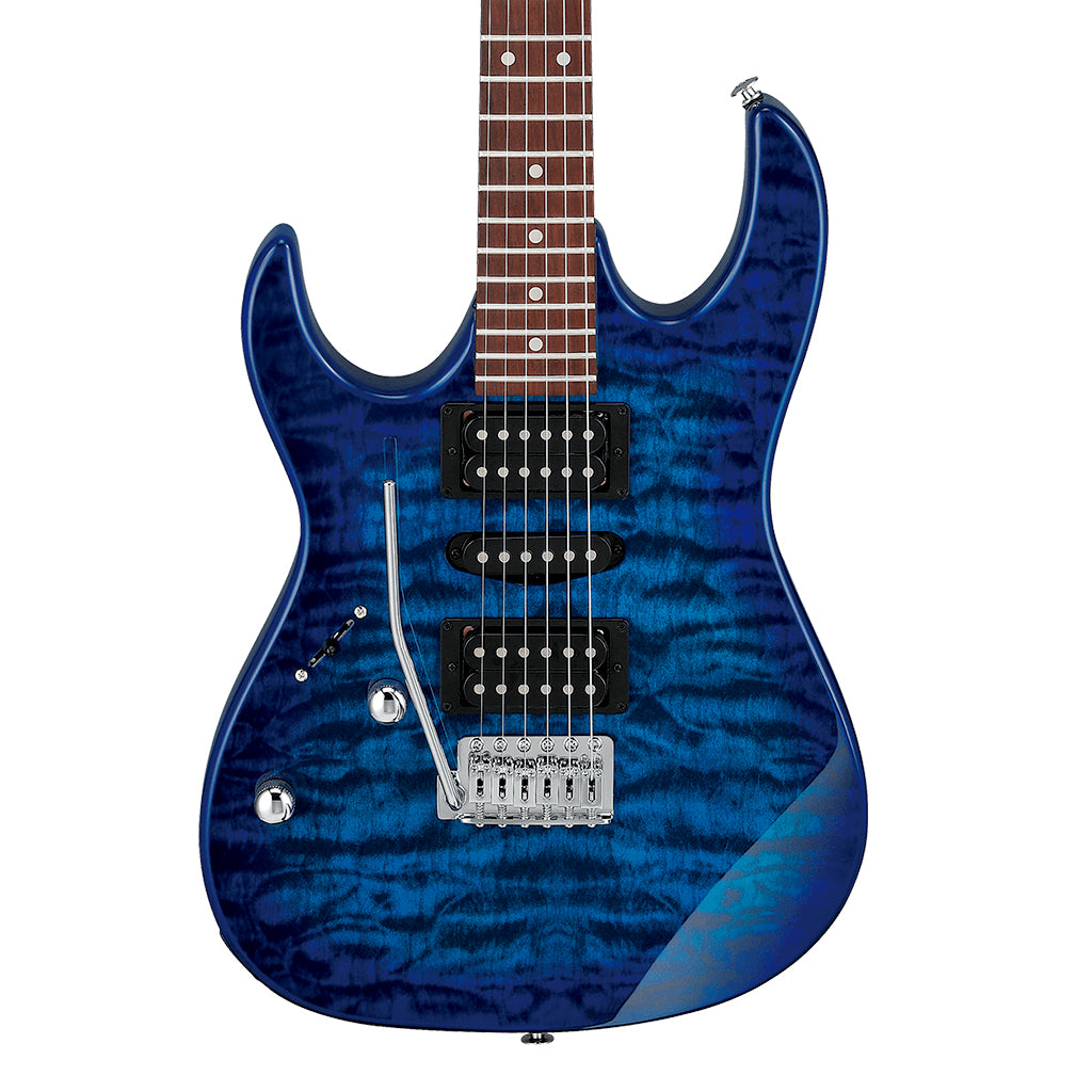 Ibanez RX70QAL Left Handed - Transparent Blue Burst