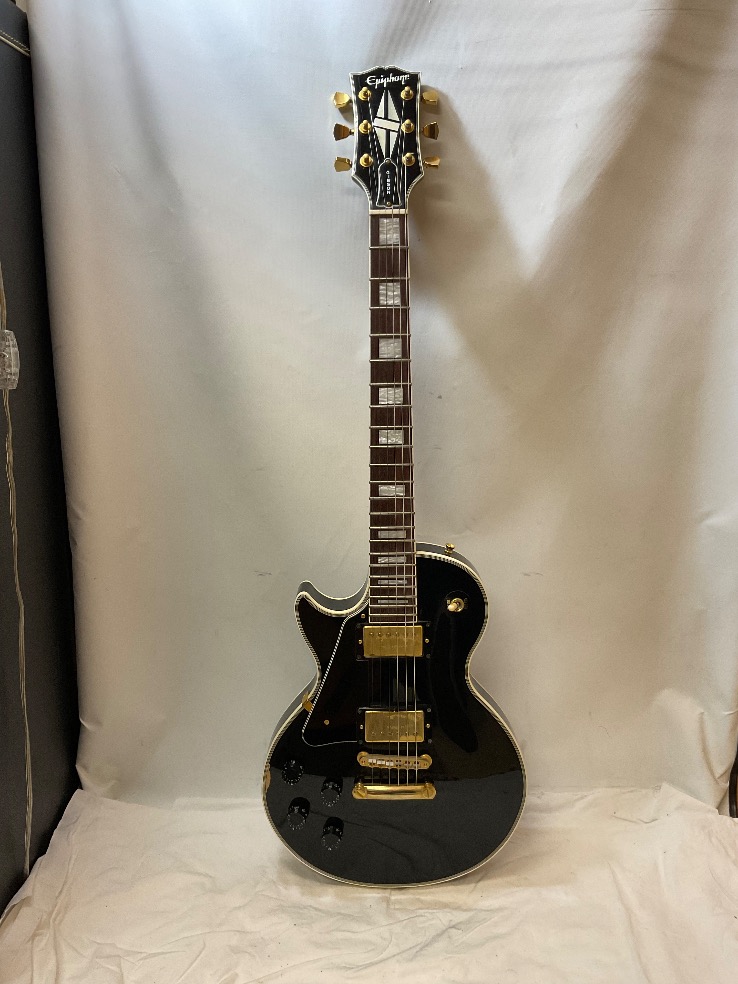 u52704 中古 Epiphone レスポール カスタム レフティ ギブソンヘッド 日本製