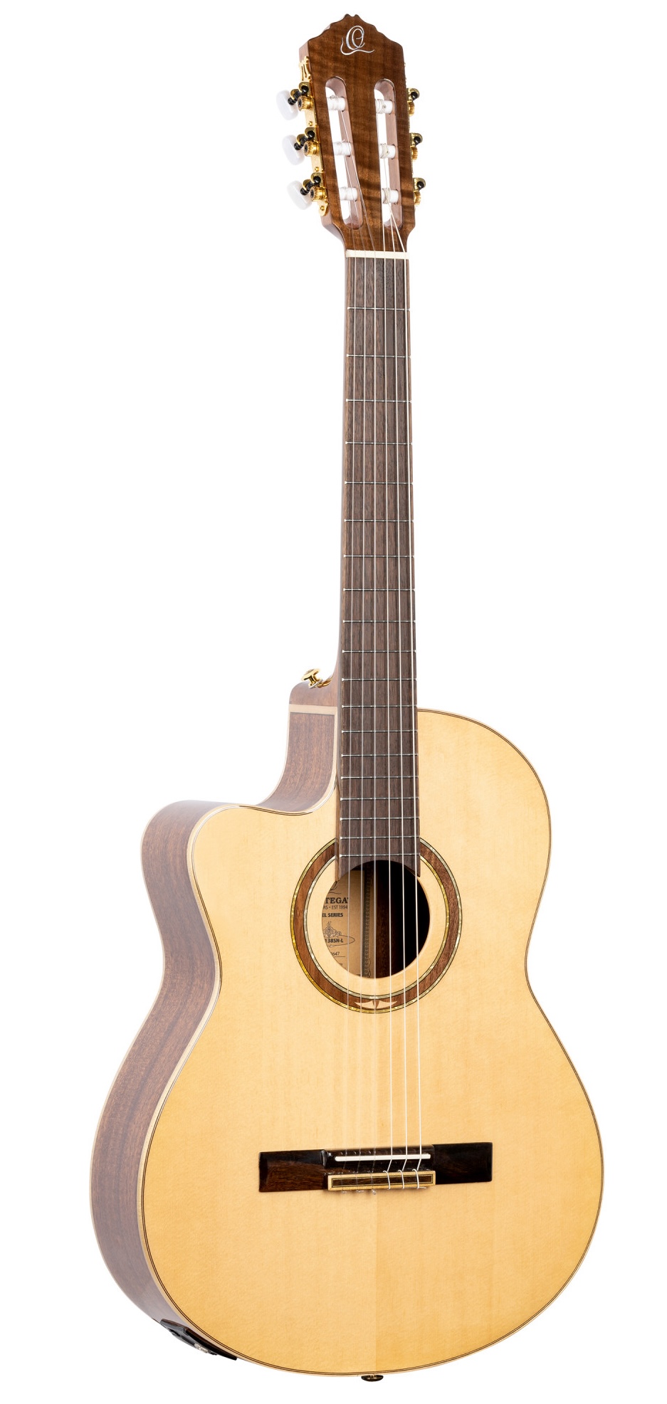 ORTEGA RCE138SN-L Lefthand Feel Series 4/4 Konzertgitarre inkl. Gigbag/Gurt, natur