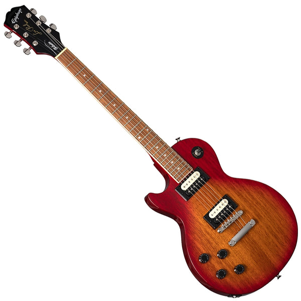 Epiphone Left Hand Les Paul Tribute E1 Electric Guitar in Heritage Cherry Sunburst - E1LPOHSNHLH