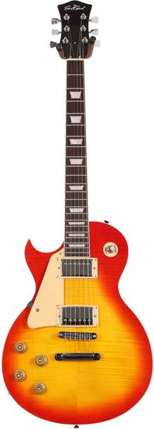 EastCoast L1 Flame Top Heritage Cherry Sunburst Rosewood Fingerboard Left Handed