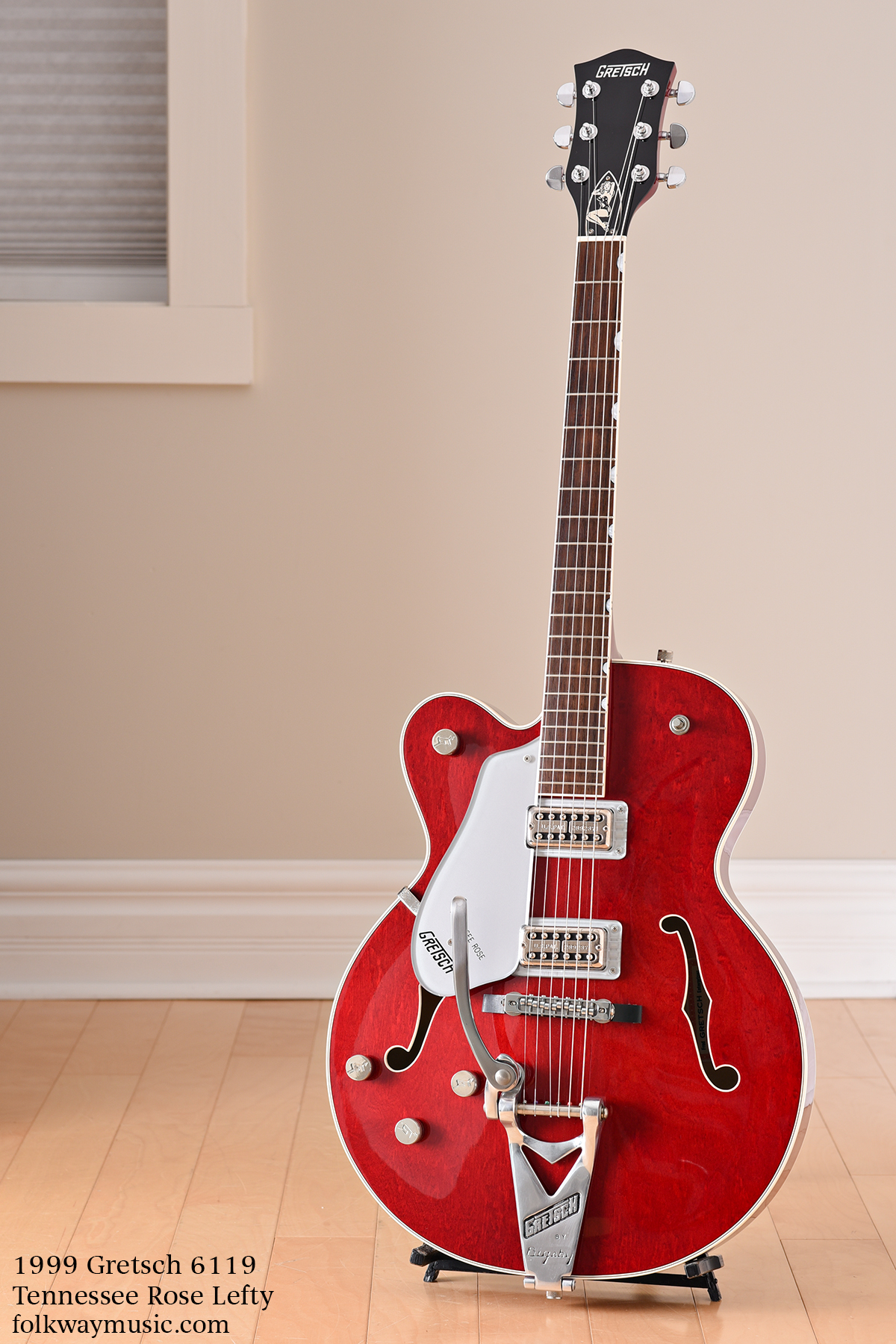 Gretsch 1999 Gretsch 6119 Tennessee Rose LEFTY
