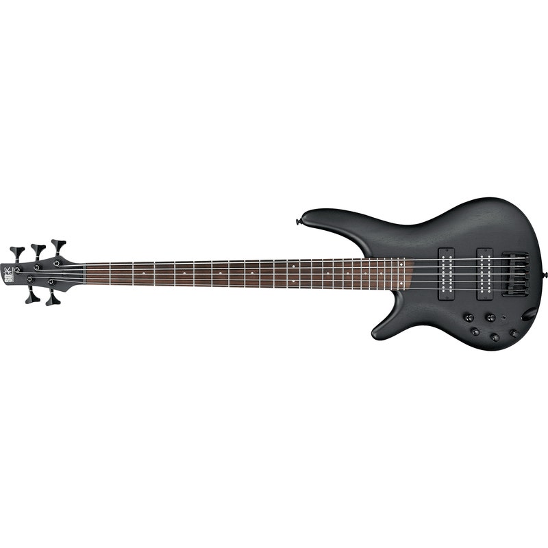 Ibanez SR305EBL SR Series Left Handed 5-String Bass, Jatoba Fretboard, Weathered Black