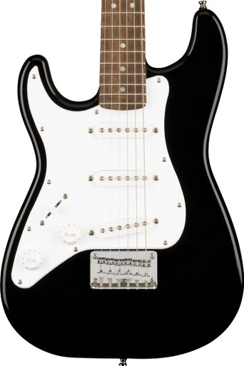 Squier Mini Strat Left Handed Electric Guitar in Black