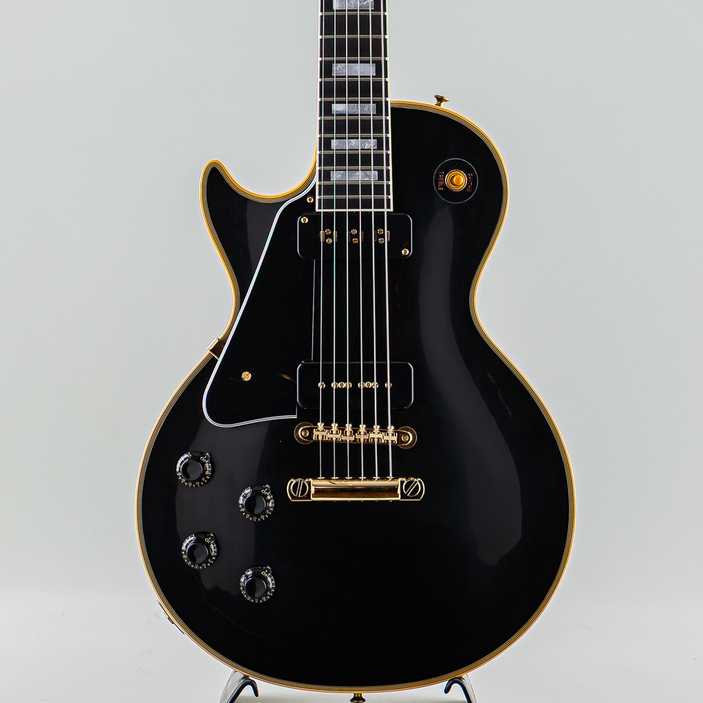 Gibson Custom Shop Historic Collection 1954 Les Paul Custom Staple Pickup Reissue Left-Hand Ebony VOS【S/N:46372】