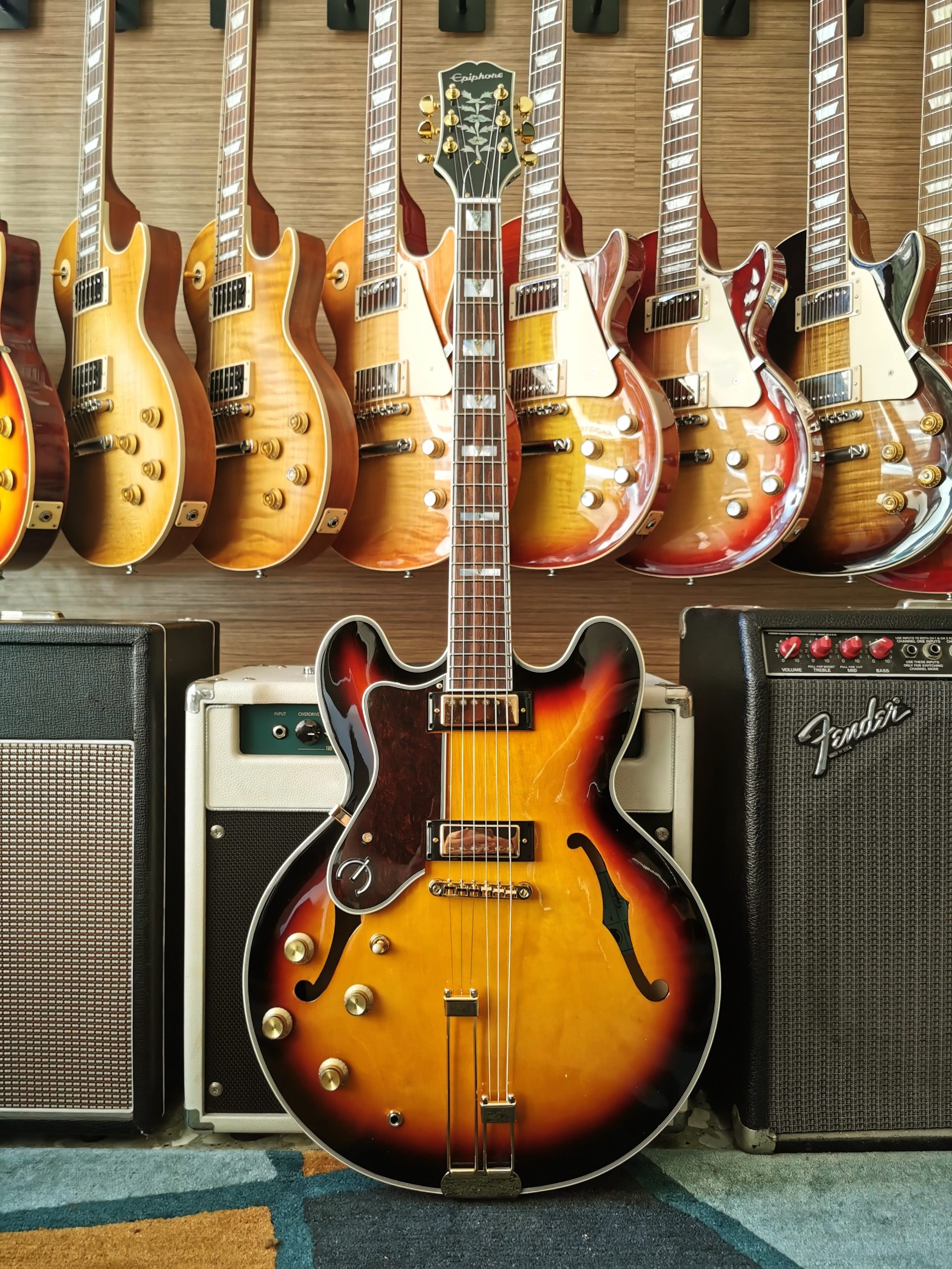 Epiphone Sheraton Left Handed 2024 Vintage Sunburst