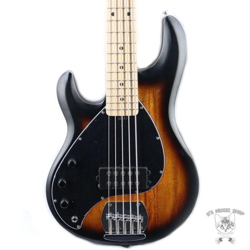 Music Man Sterling by Music Man SUB Series StingRay5 in Vintage Sunburst, Left-Handed