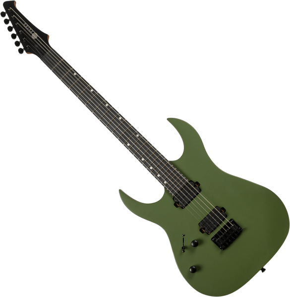 Spira guitars S-400 MGR LH - Satin dark green