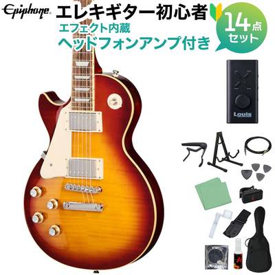 Epiphone Les Paul Standard 60s Left-Handed Iced Tea Burst エレキギター初心者14点セット 【ヘッドホンアンプ付き】 レスポールスタンダード レフトハンド レフティ 左利き用 エピフォン EIGLP6ITNHRL