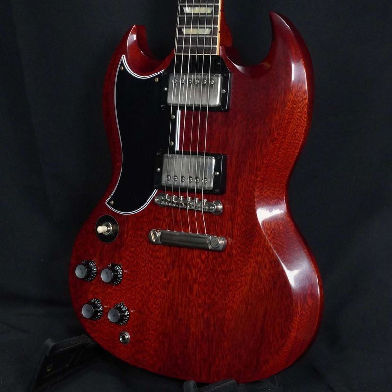 GIBSON CUSTOM / Historic Collection 1961 Les Paul SG Standard Reissue Stop Bar VOS Cherry Red Left-Handed 【御茶ノ水本店FINEST GUITARS】