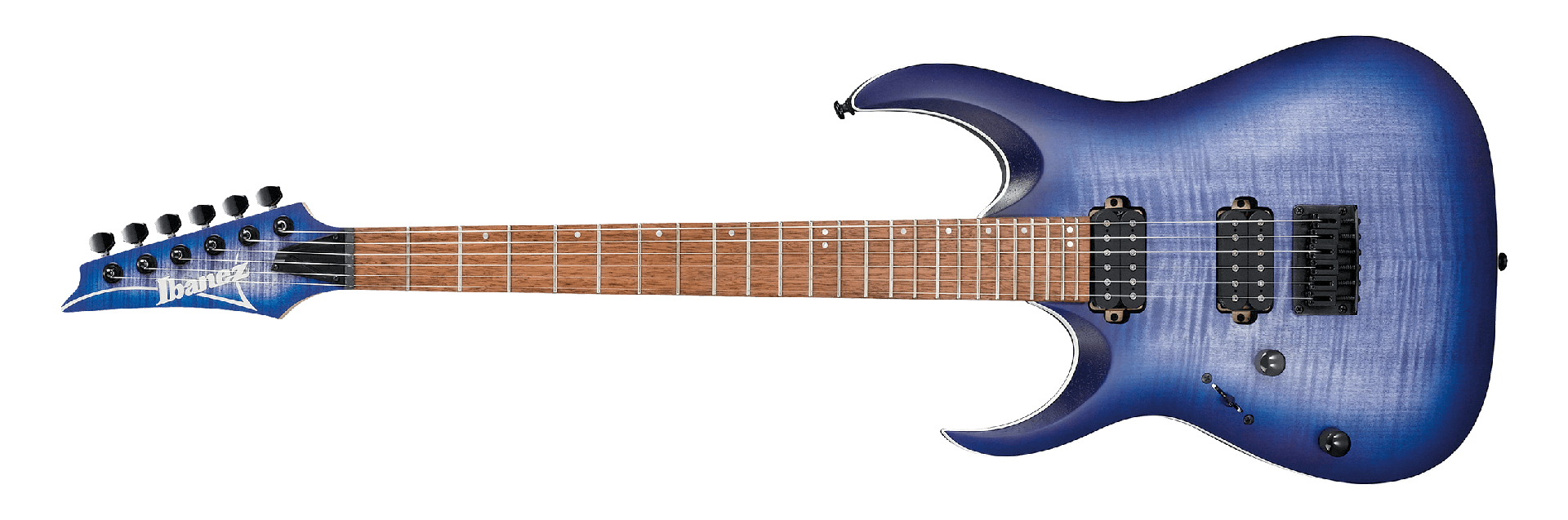 Ibanez RGA42FML Electric Guitar, Lefty, Blue Lagoon Burst Flat