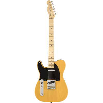 Fender American Original 50s Telecaster Left-Hand Maple Fingerboard Butterscotch Blonde