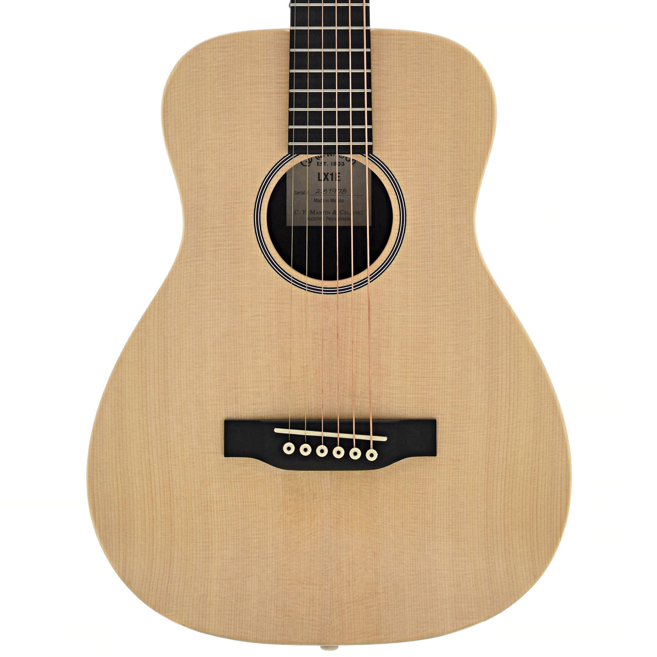 Martin LX1EL Little Martin Left-Handed Acoustic-Electric Guitar & Gigbag