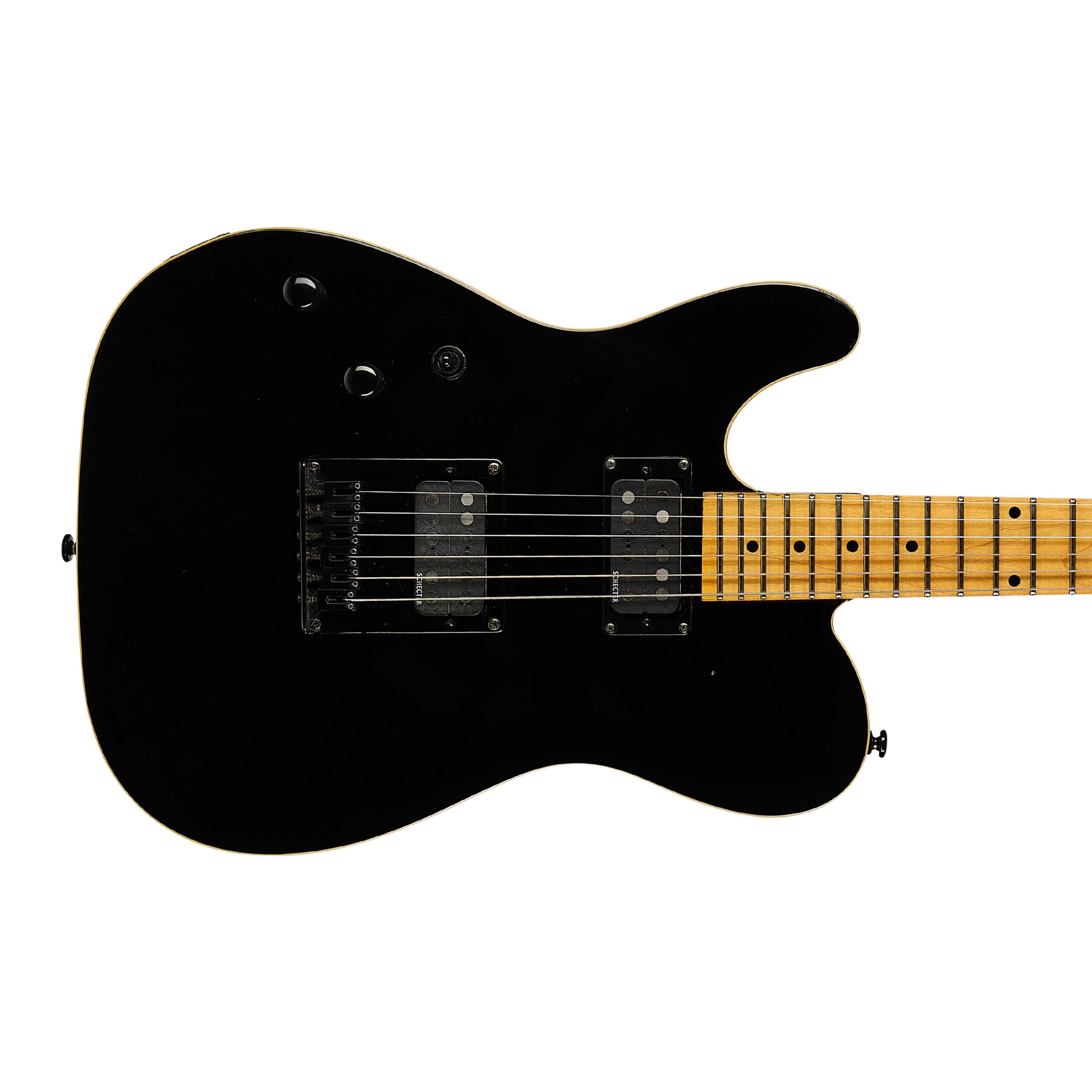 Schecter Diamond Left Handed Black (Pre-Owned, 2009, VG+) #Y0903011417