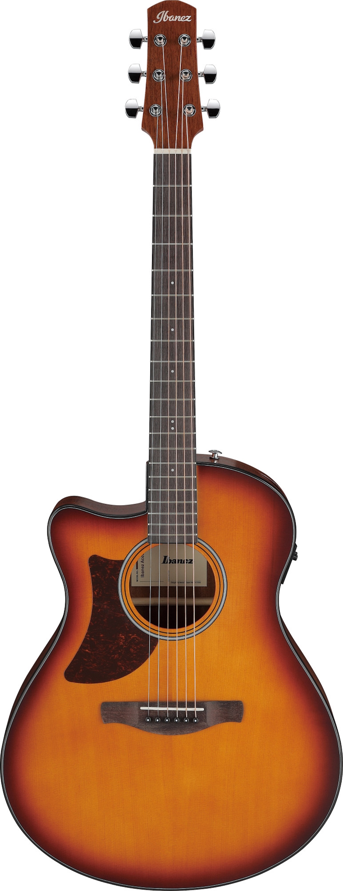 IBANEZ AAM50LCE-OLB Lefthand Advanced Acoustic Elektro-Akustik-Gitarre, light brown sunburst/natu