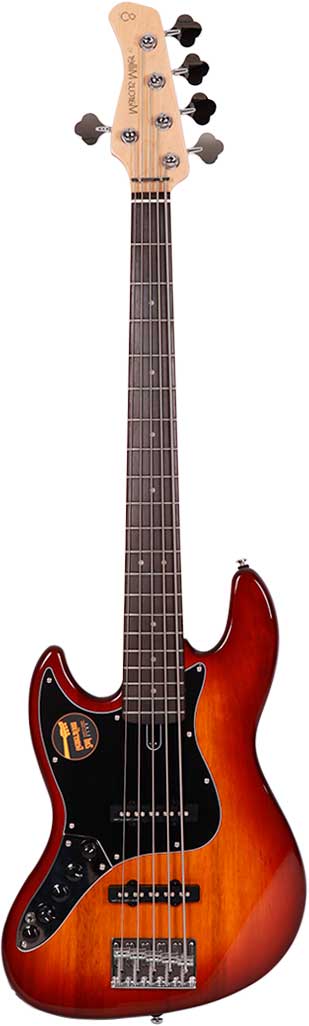 Marcus Miller V3-5 Lefthand (2nd Gen) TS Tobacco Sunburst