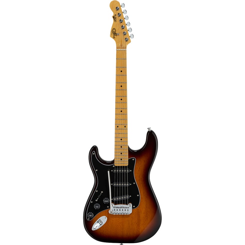 G&L Tribute S-500 Lefty Left-Handed Guitar, Maple Fretboard, Tobacco Sunburst