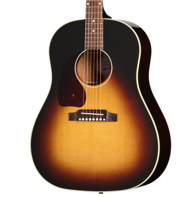 Gibson J-45 Standard Left-handed Electro Acoustic Guitar with Baggs HiFi DNA in Vintage Sunburst