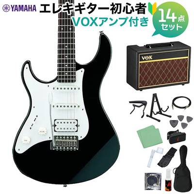 YAMAHA PACIFICA112JL BL(ブラック) エレキギター初心者14点セット 【VOXアンプ付き】 左利き用 レフティ ヤマハ パシフィカ PAC112