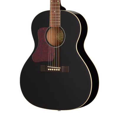 Epiphone Blues King Studio Left Handed Electro Acoustic Guitar in Ebony