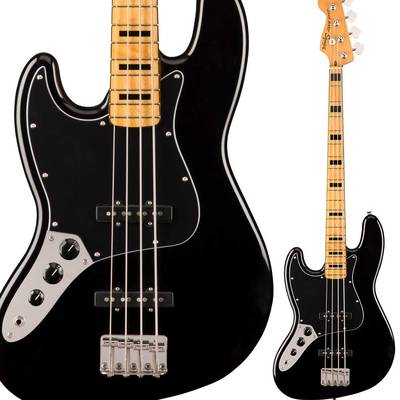 Squier by Fender Classic Vibe ’70s Jazz Bass Left-Handed Maple Fingerboard Black エレキベース ジャズベース レフトハンド スクワイヤー / スクワイア